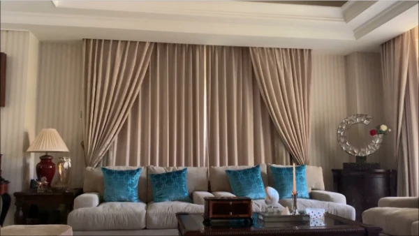 Best living room motorized curtains in Dubai