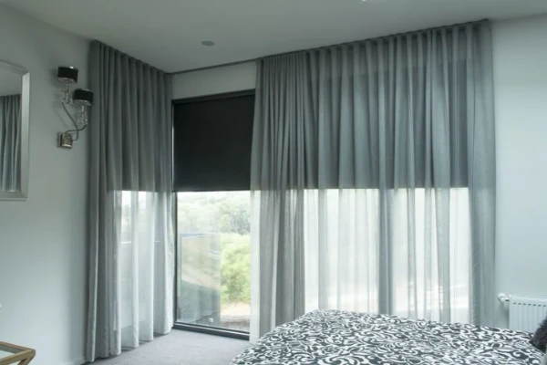 Premium motorized sheer curtains in Dubai