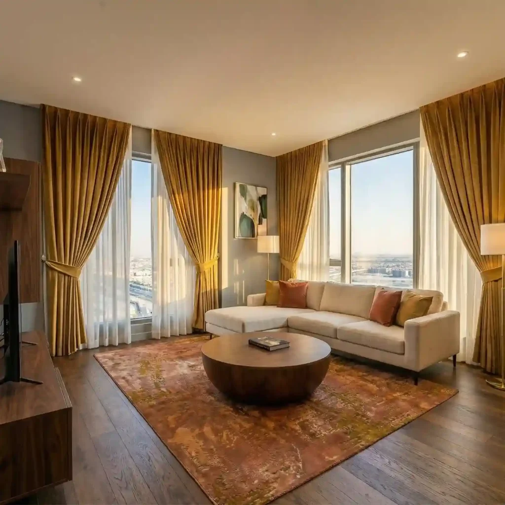 Best timeless American style curtain in Dubai