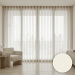 Cream White Sheer Curtains