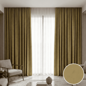 Golden Beige Blackout Curtain