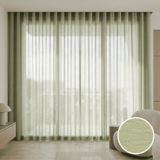Green Sheer Curtains