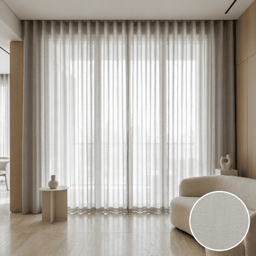 Grey Sheer Curtains