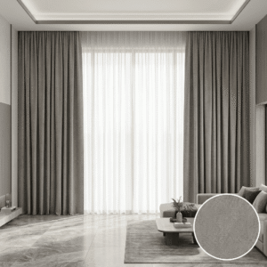Stone Gray Blackout Curtains
