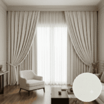 Ivory American Style Curtains