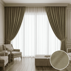 Olive American Style Curtains